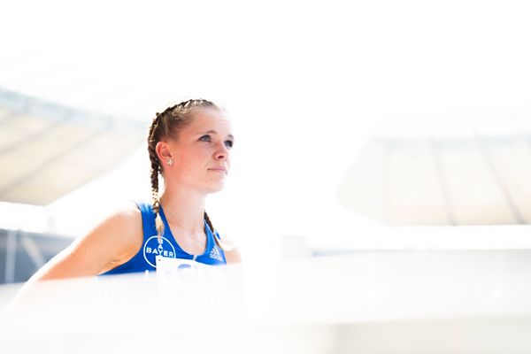 Tanja Spill (LAV Bayer Uerdingen/Dormagen) im 800m Finale waehrend der deutschen Leichtathletik-Meisterschaften im Olympiastadion am 26.06.2022 in Berlin